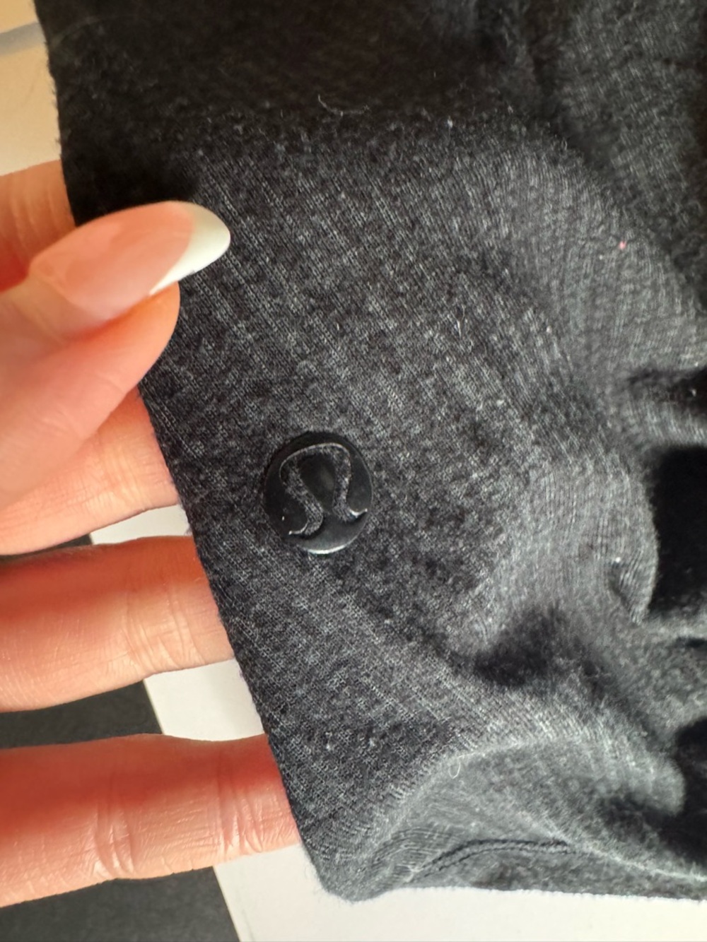 Lululemon Black Athletic Top with Logo
